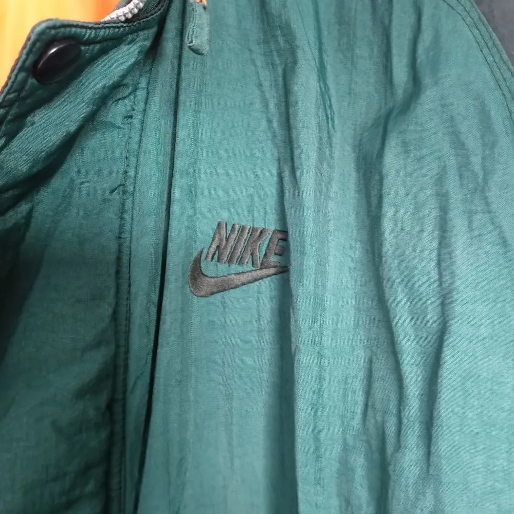 Vintage 80's Nike big logo long jacket size large - Image 9
