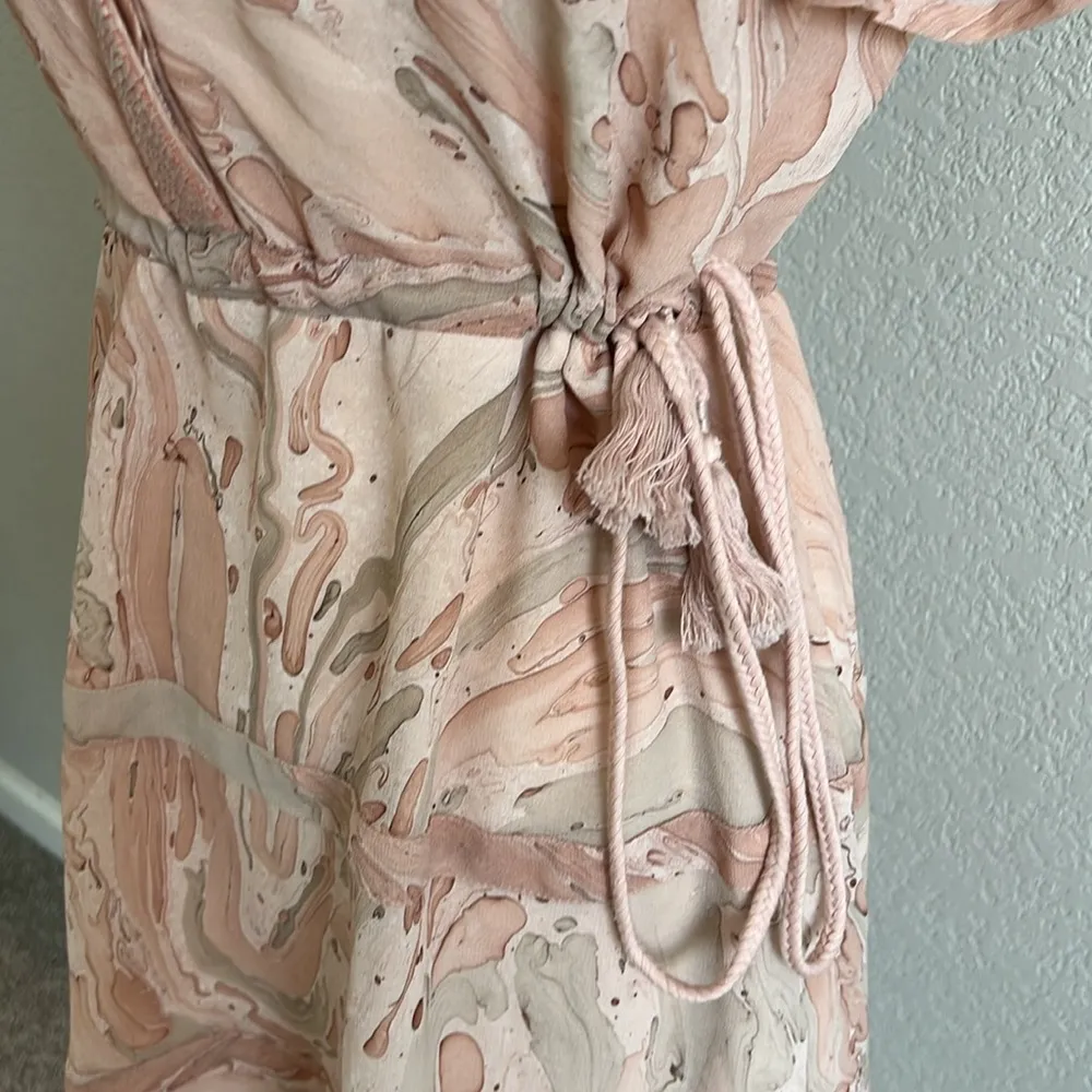 Not so serious silk watercolor dress - Image 5