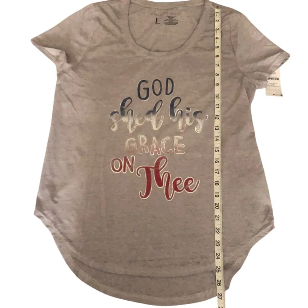 Signature Studio Womens Graphic Tee   Sz L - Image 12