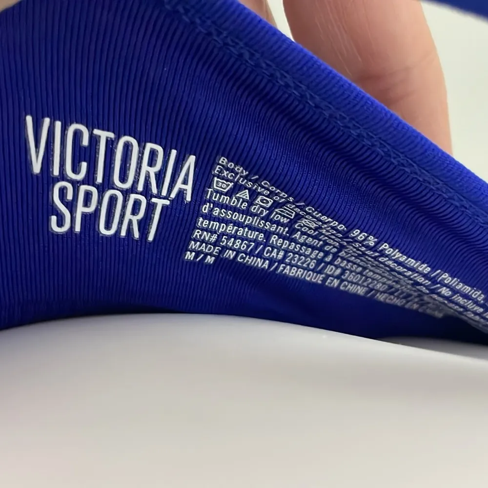 Victoria’s Secret Sport Cobalt Blue Strappy Cage Front Cutout Sports Bra medium - Image 4