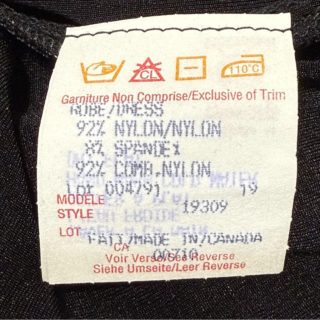 Vintage Joseph Ribkoff Zebra Print Metallic Detail Maxi Evening Dress Size 6 - Image 4