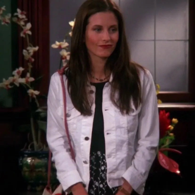 Nine West White Denim Stretch Jacket M Medium - Image 7