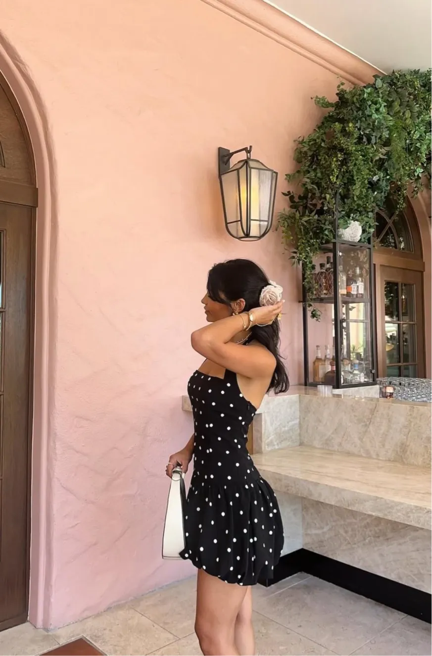 Princess Polly Polka Dot Dress Mini - Image 2