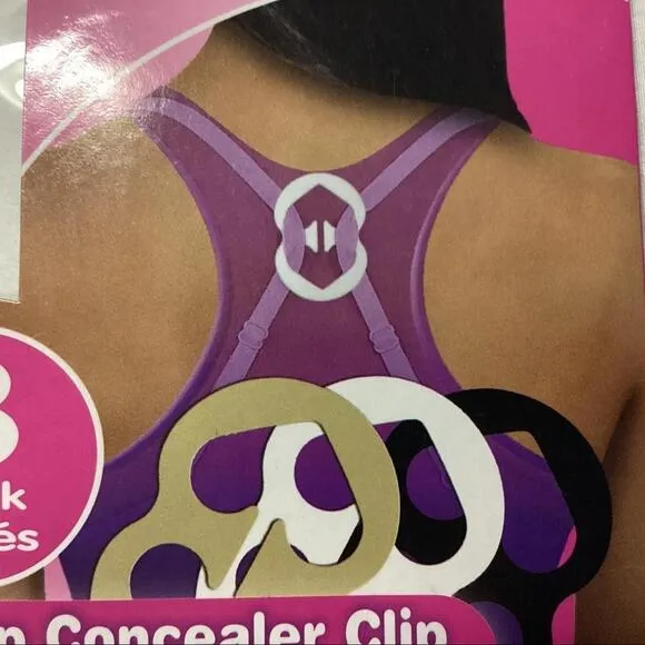 Glamourlines Strap Concealer Clip, 3 pack Black Size undefined - Image 2