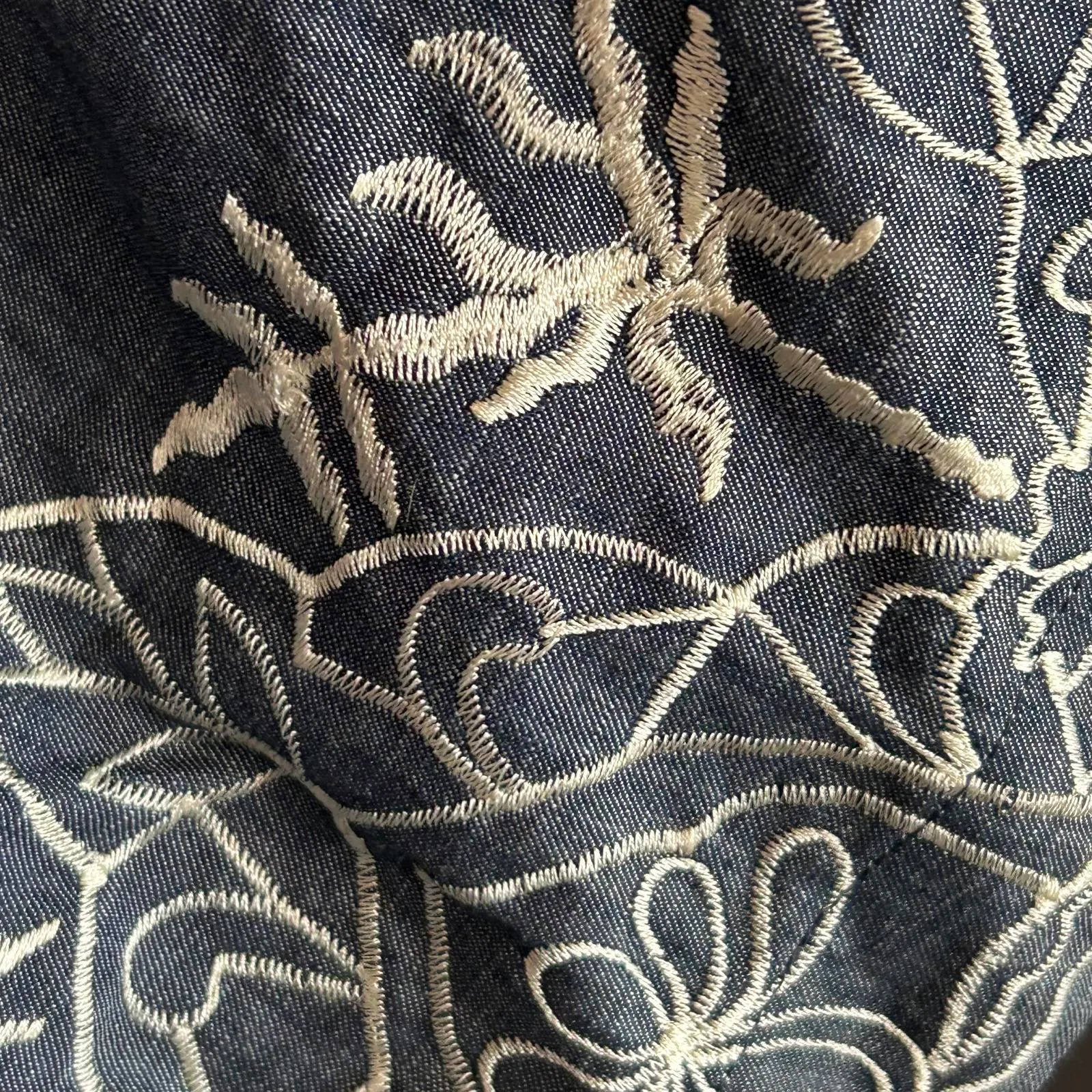 Wayward Fancies eShakti Women's Dress Blue Embroidered Plus Size Size 4X - Image 6