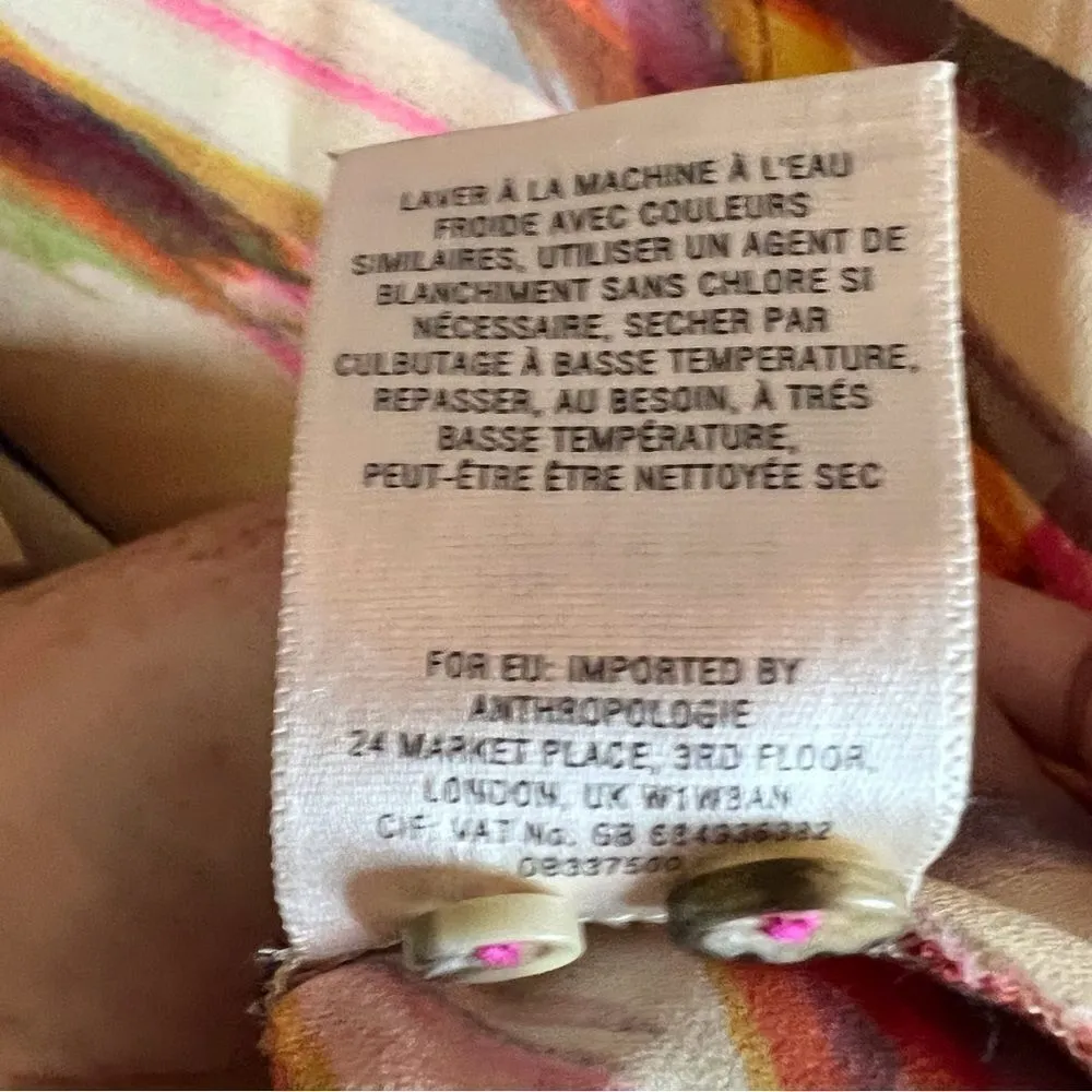 HD in Paris Anthropologie Blouse, Size‎ US 2.  Officewear Art To Wear Career - Image 5