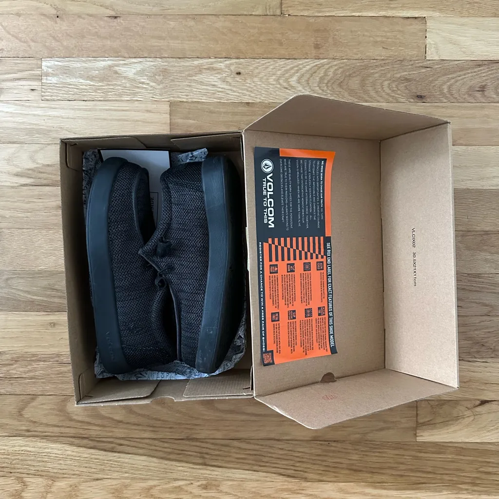 Women’s Volcom Composite Toe Metal Free Slip-On Moc Toe Work Shoe - Image 2