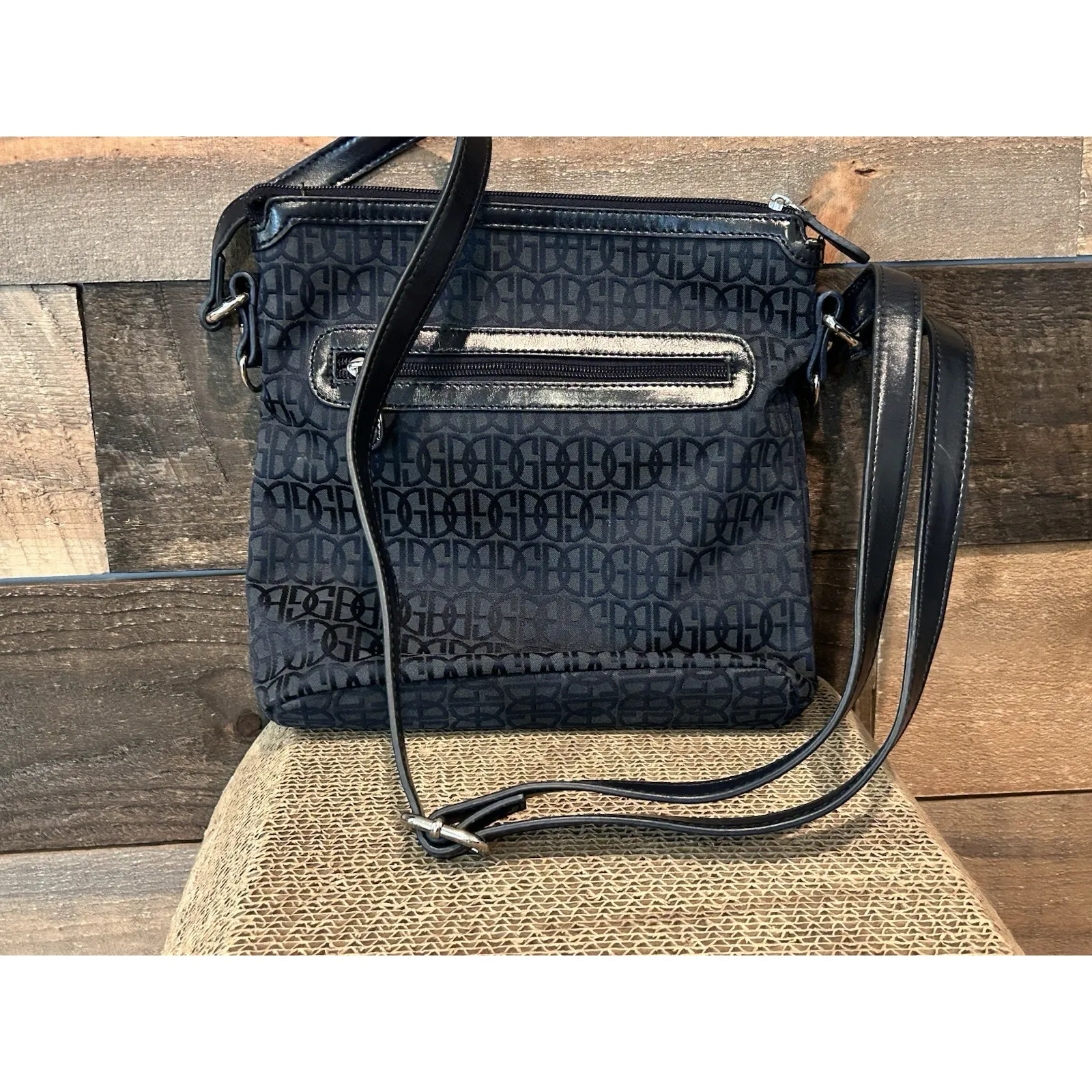 Giani Bernini Annabelle Black Crossbody‎ Bag Purse - Image 3