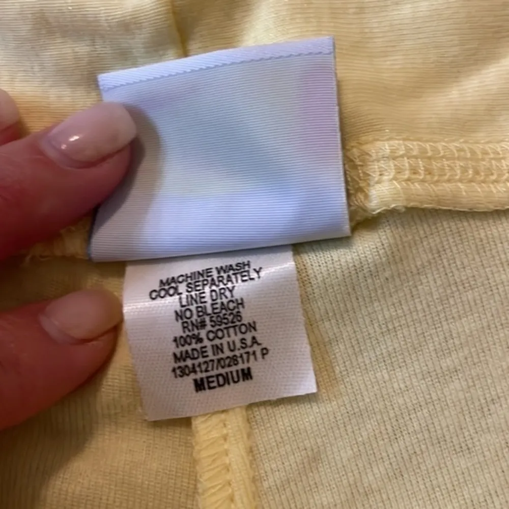 Becca  Yellow Shimmer Yoga Drawstring Shorts - Image 7