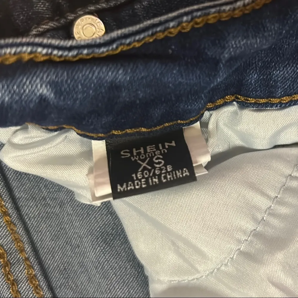 SHEIN Dark Blue Skinny Jeans - Image 2