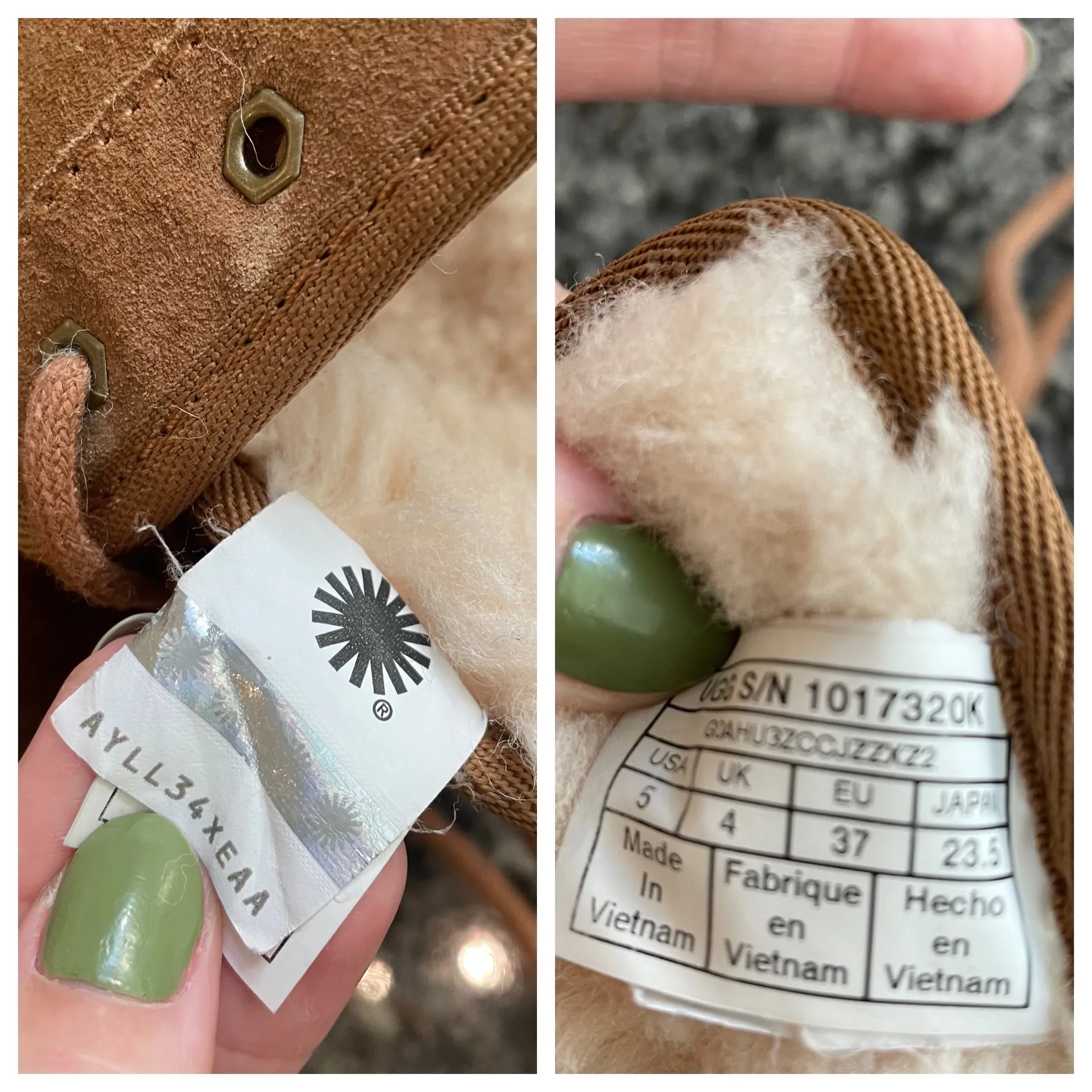 UGG Neumel Lace Up Boots Chestnut - Image 9