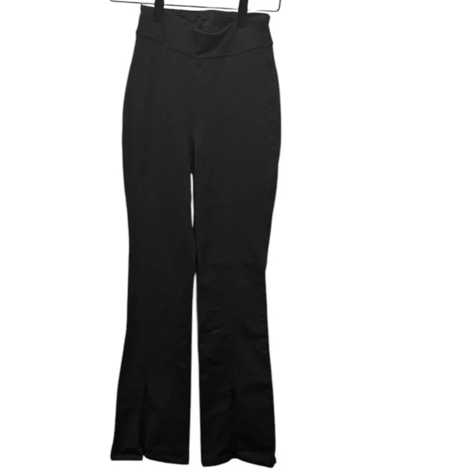 Alo‎ Airbrush High-Waist Flutter Legging Size XXS (00-0) Black - Image 2