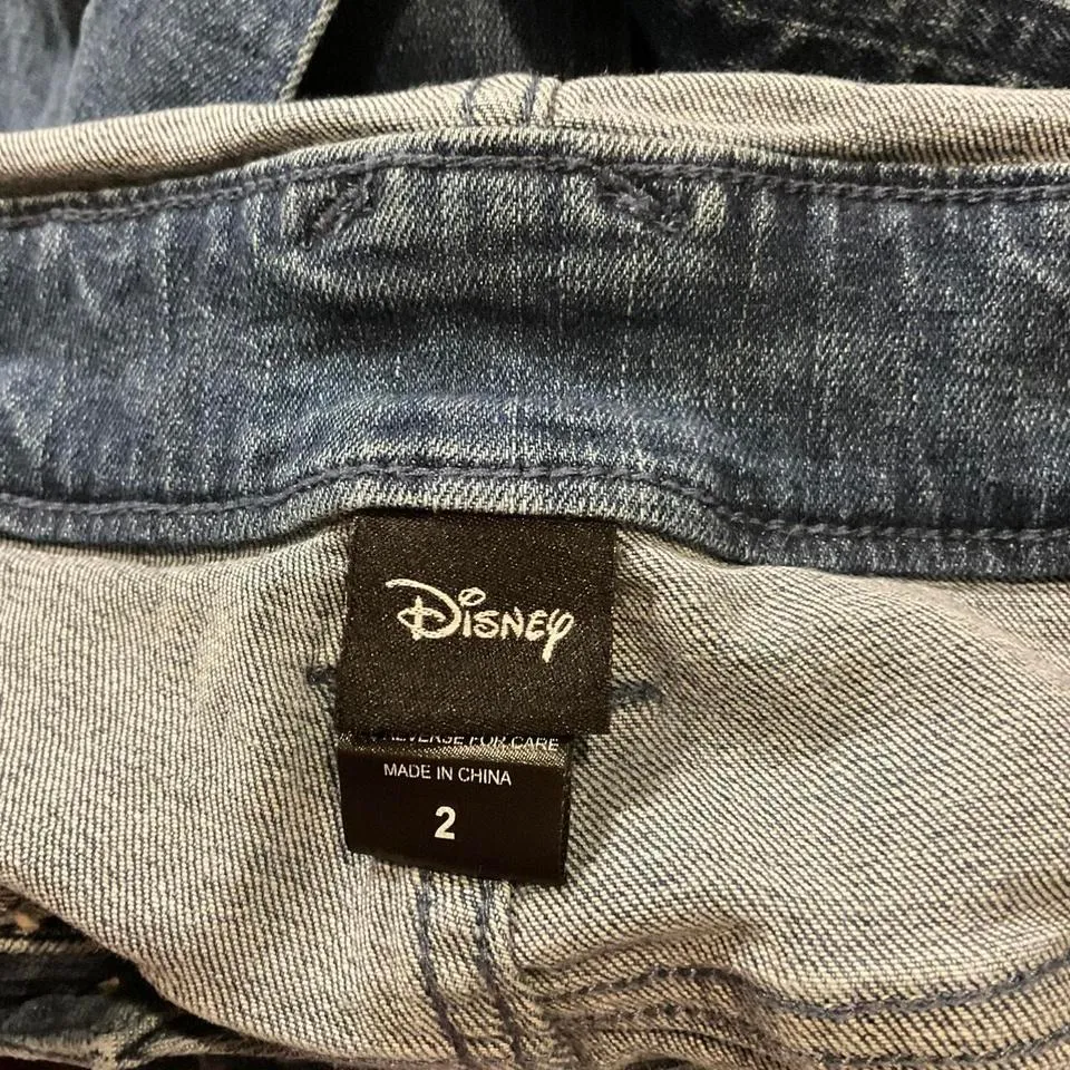 Disney wilderness embroidered overall‎ cutoff denim - Image 3
