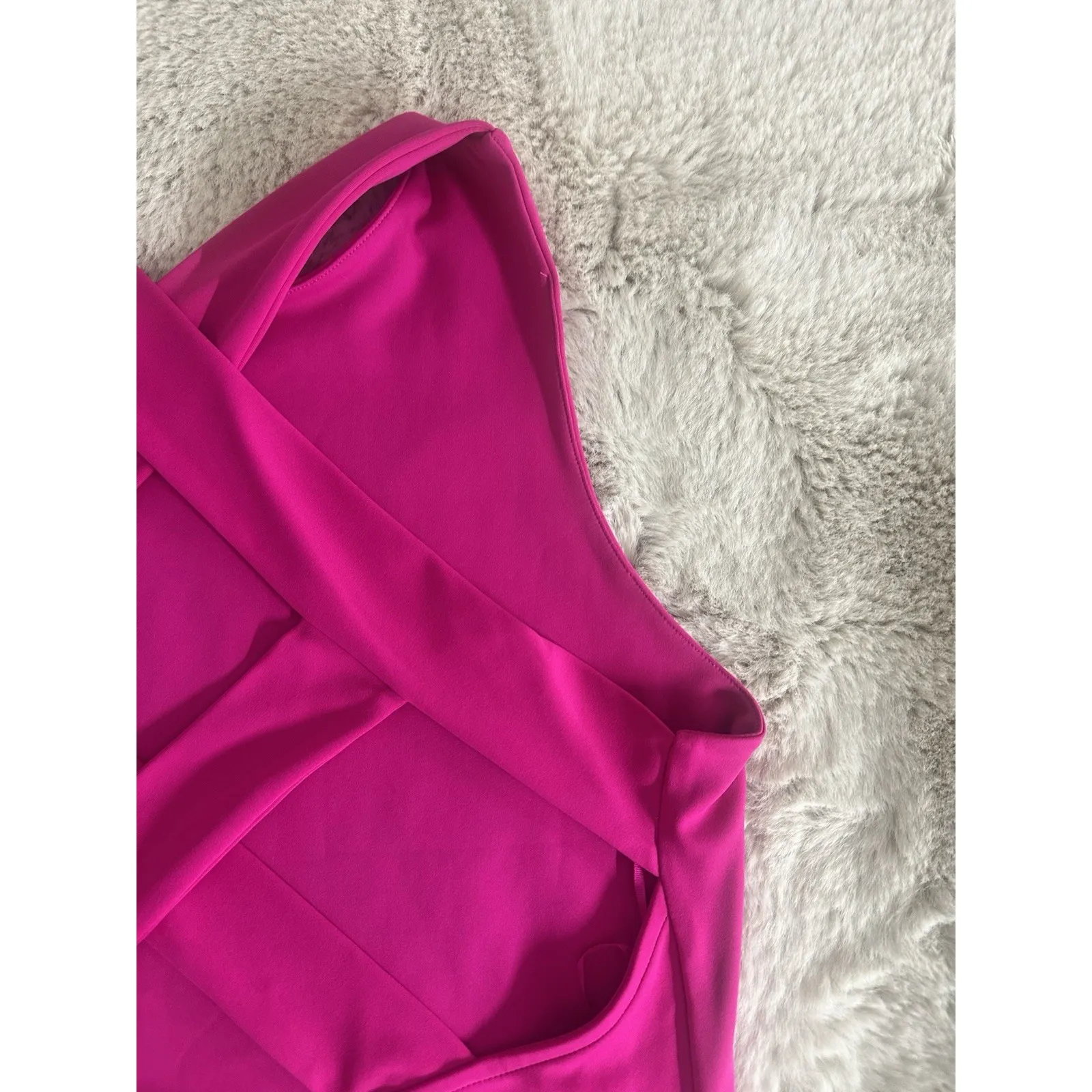 Womens Express Hot Pink Body Suit Size Large - Image 5