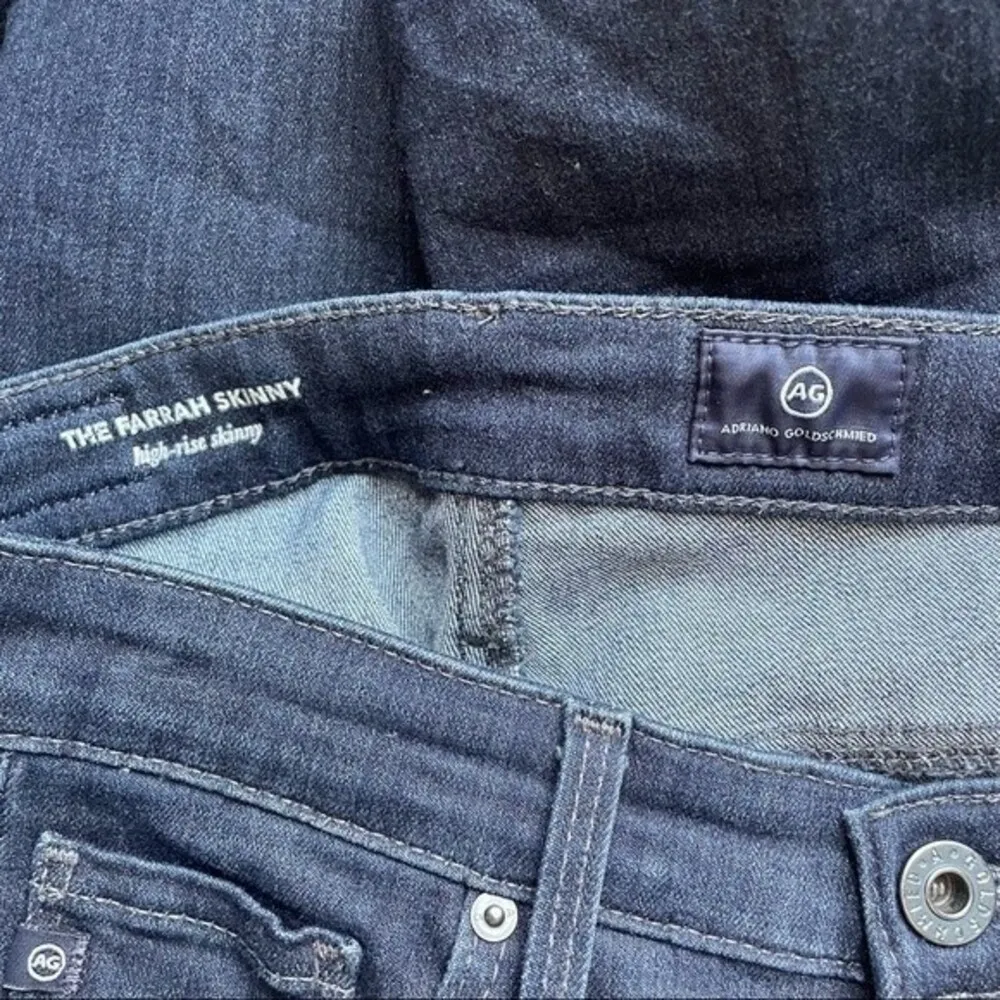 AG Adriano Goldschmied The Farrah Skinny Jean Brooks Dark Wash Women’s Size 25 - Image 8