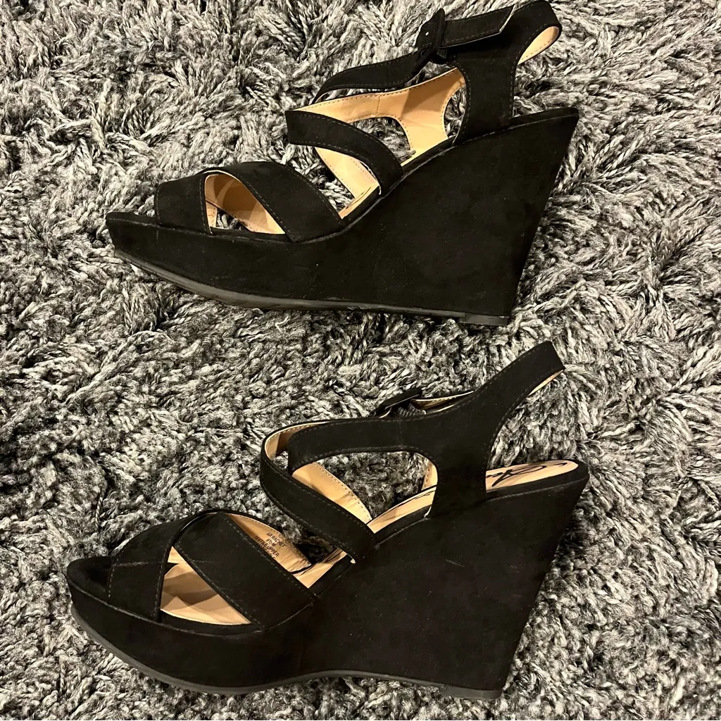 🍒AMERICAN RAG RACHEY PLATFORM WEDGE SANDAL SIZE 9.5🍒 - Image 4