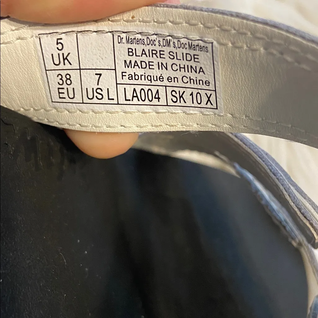 Dr. Martens Black and White Sandals size 7 BNWOT see all photos - Image 6
