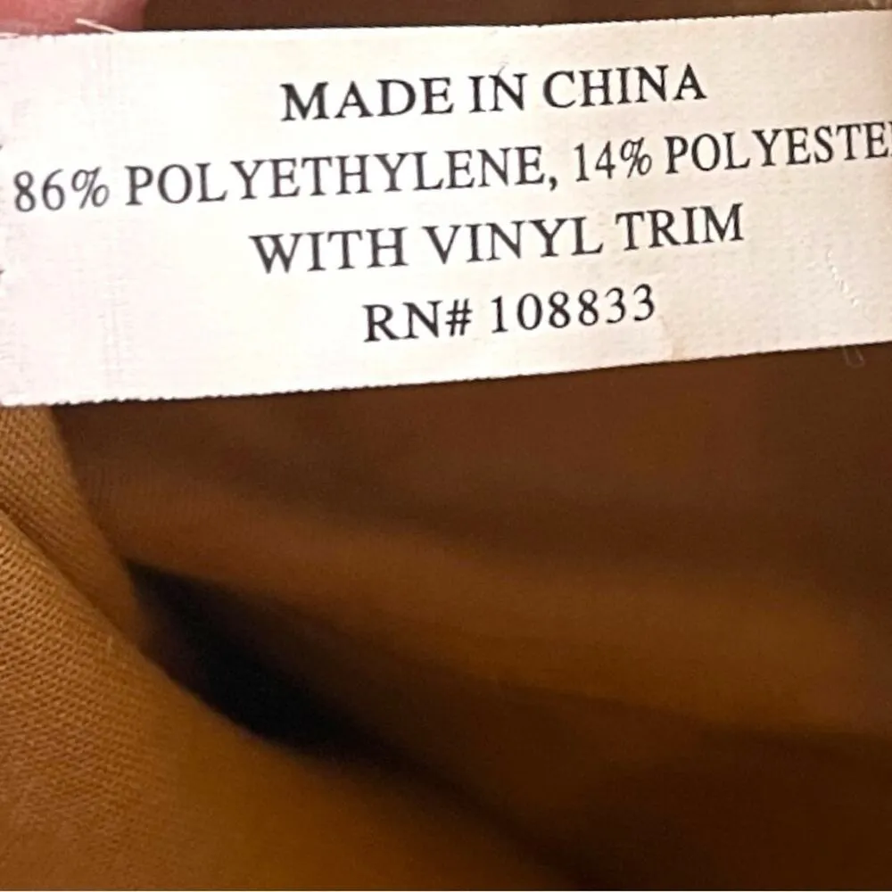 Rossetti Crossbody Bag Pink Blue Yellow Tan Woven Fabric Faux Leather Medium - Image 9