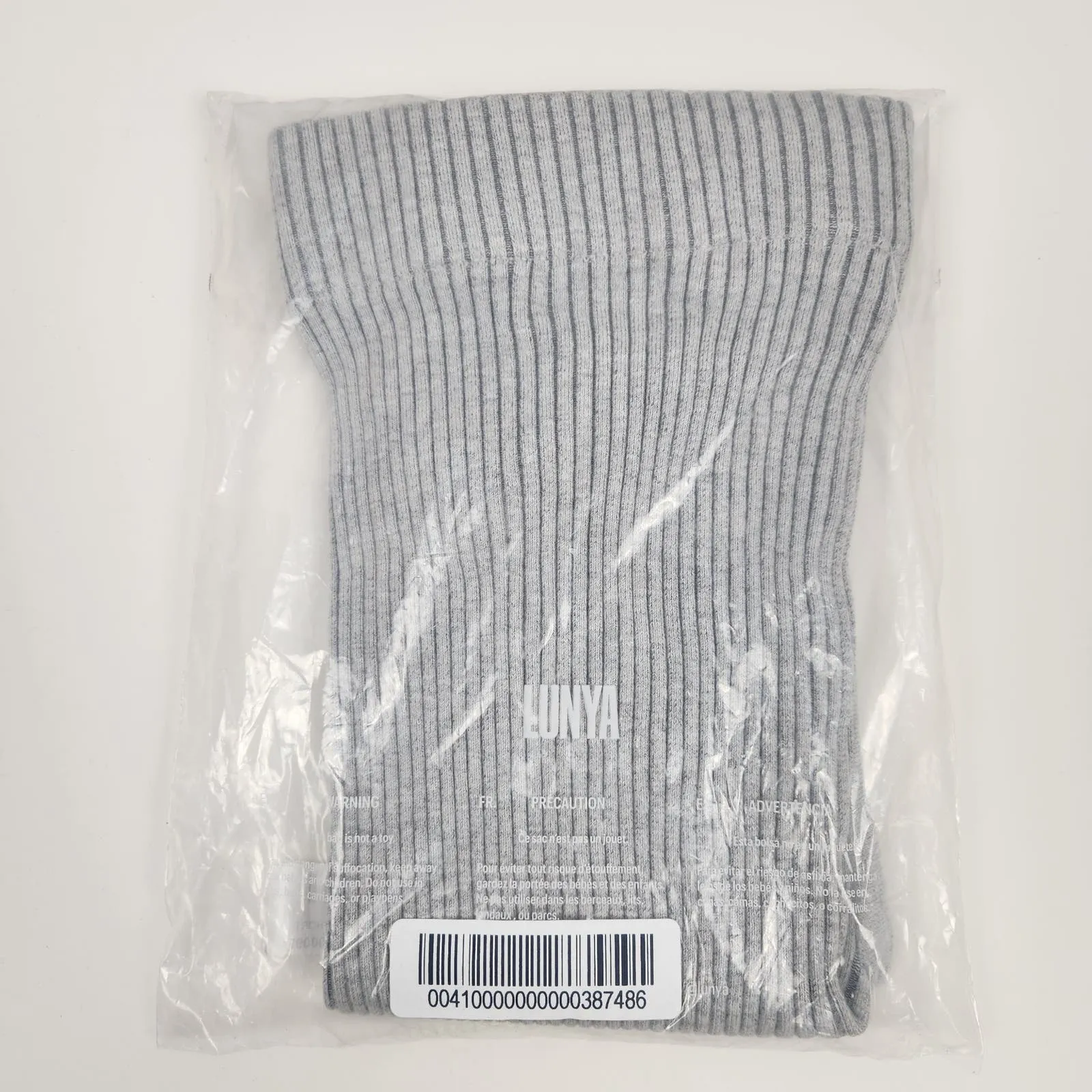 Lunya Cozy Cotton Silk Ribbed Bike Short Gray Size XS NWOT - Image 9