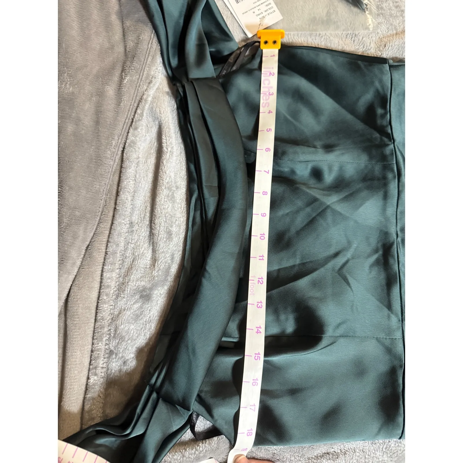 NWT Dessy Size‎ 14R DRAPED PLEAT OFF - Image 5