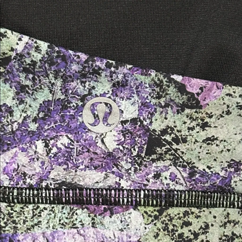 Lululemon Energy Sports Bra Multi Black Vivid Vision Black Purple B/C Cup 10 - Image 5