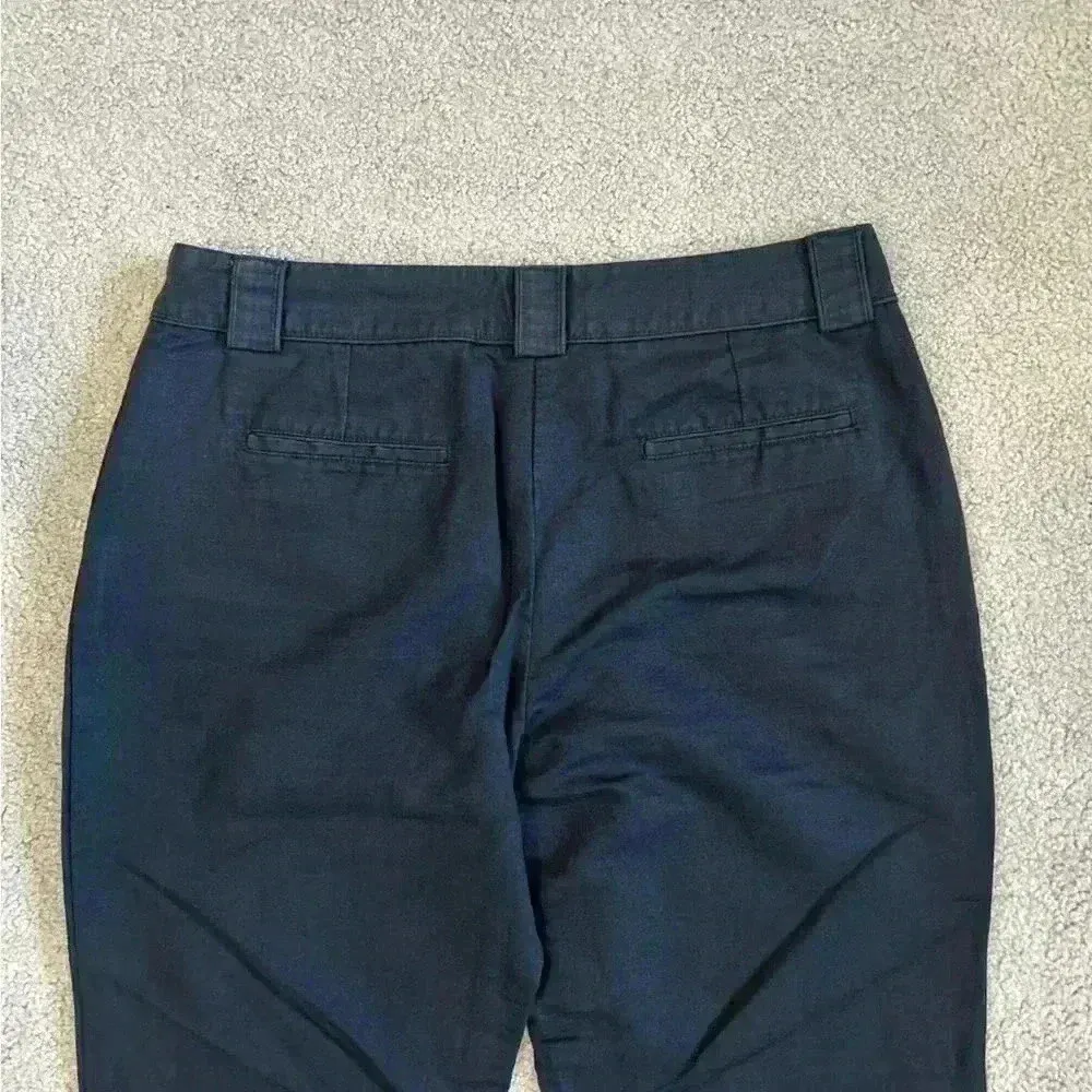 Boden black linen blend pants in size 12R - Image 4