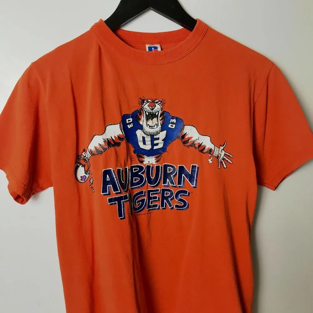 2003 Vintage Auburn Tigers Let's Go Crazy T Shirt 00s Sports Team Graphic Tee - Image 15