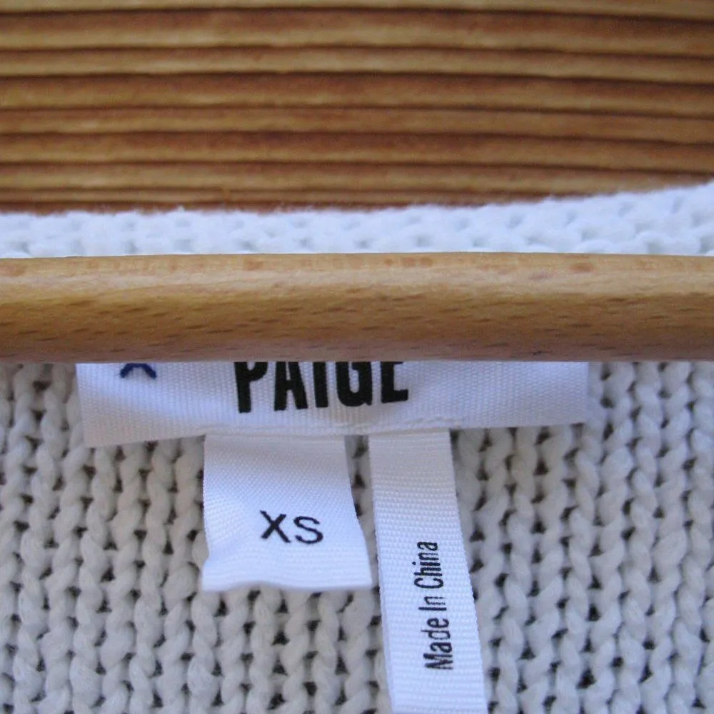 PAIGE Striped Cotton Sweater Pullover - Image 8