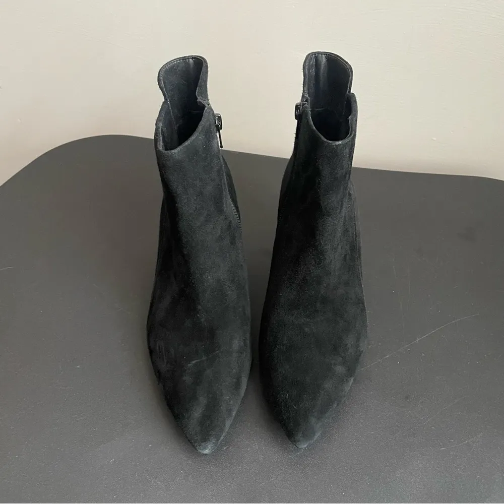 Corso Como Black Suede Dianna Ankle Boots Size 7.5 - Image 3