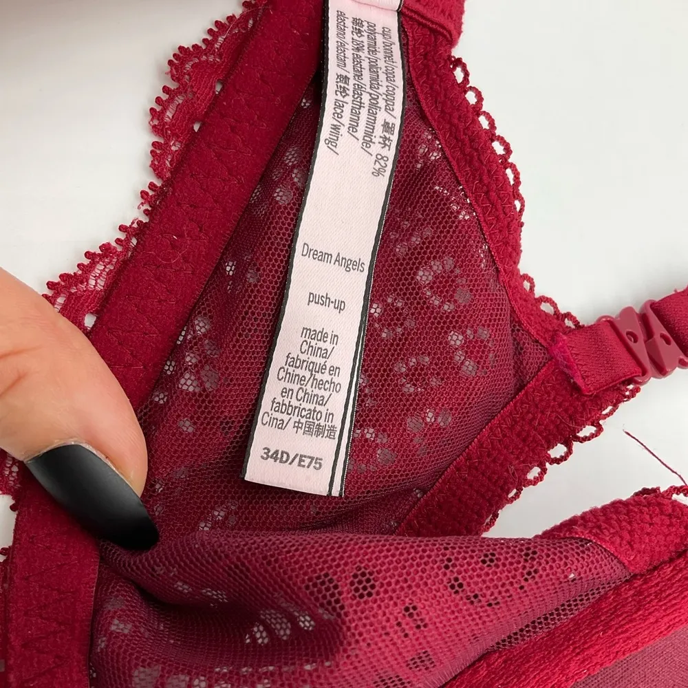 VICTORIAS SECRET DREAM ANGELS RED BRA - Image 5
