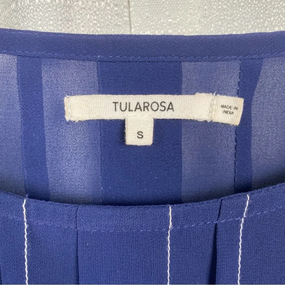 Revolve Tularosa Blue&White Striped Blouse Sz.S - Image 6