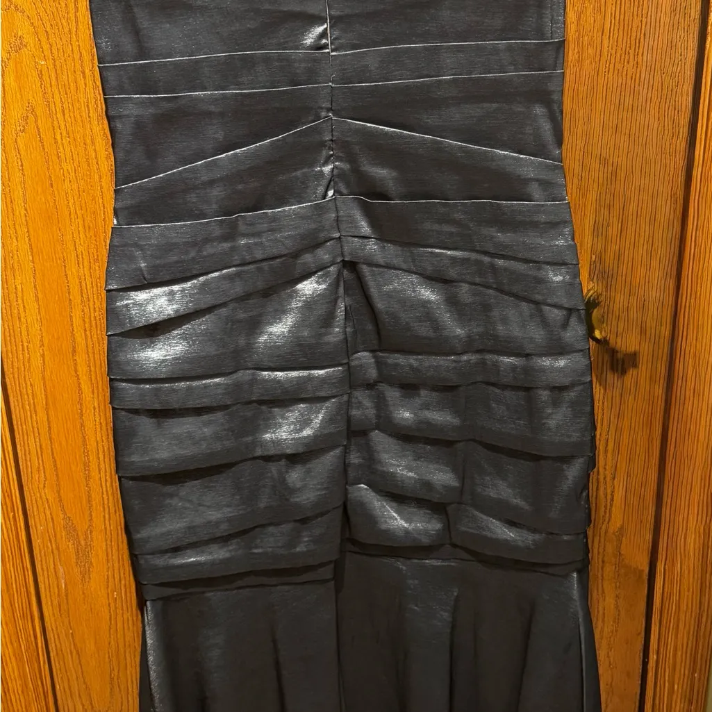 JS Collections Teal  Gown - Image 7