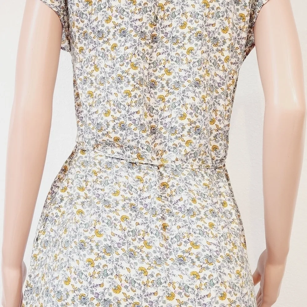 Matilda Jane I’ll Follow Dress Women’s Medium Mini Dress button and tie Size S - Image 13