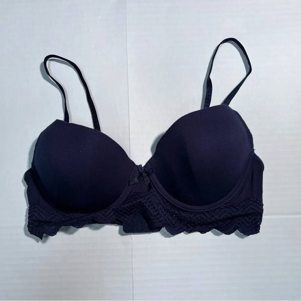 Victoria's‎ Secret Animal Print, Nautica Navy & Maidenform Pink Bra Lot 34C - Image 3