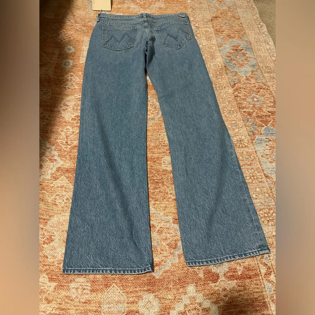 NWT mother snacks! Free people the relish heel size 30 all you can eat wash Blue - Image 14