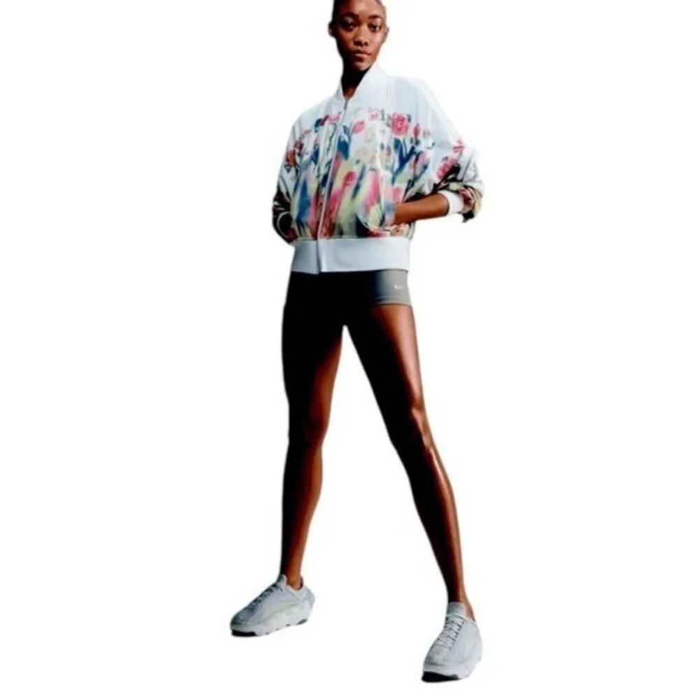 NIKE Sportswear Artist Collection Bomber Jacket Sail White Size L NEW - Image 4