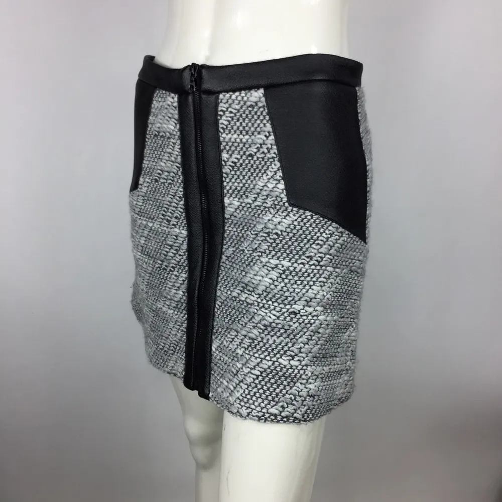Alexis Tweed Mini Skirt A-line Size S - Image 6