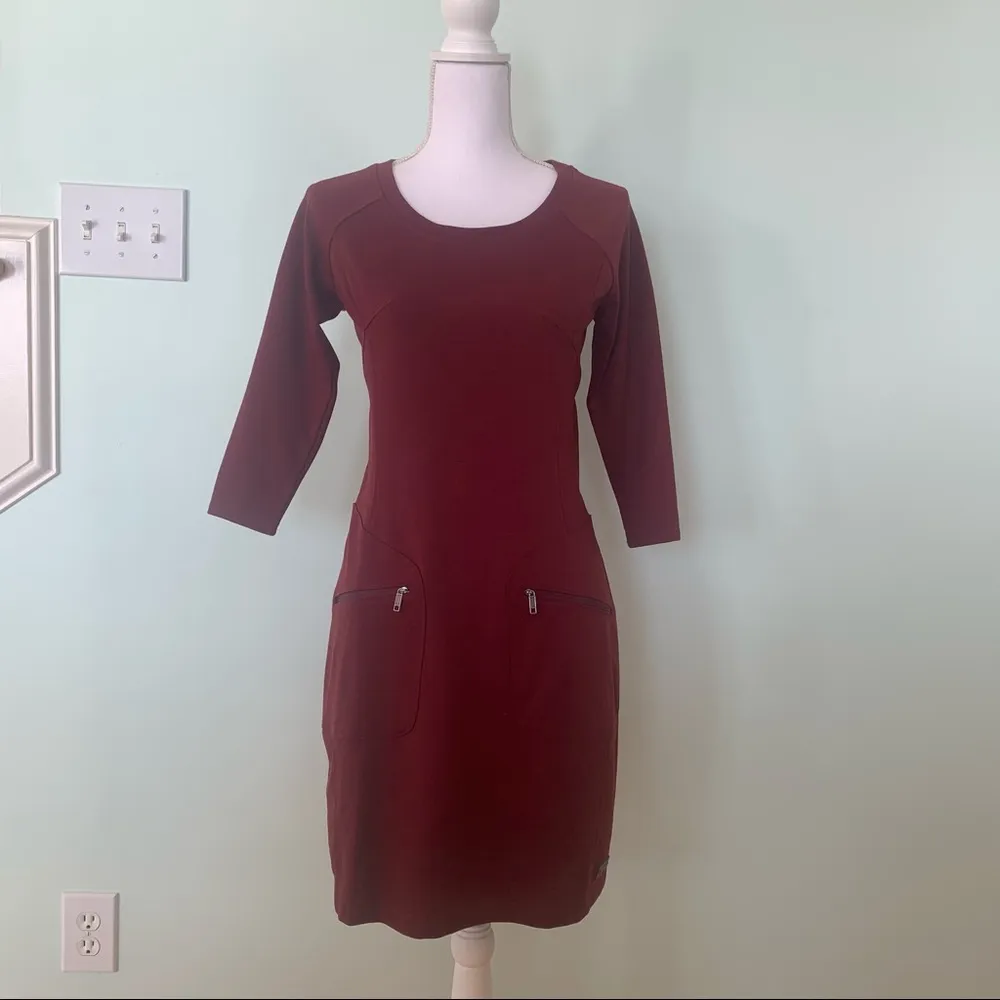 NWT NEW Athleisure Merrell Sporty Ostrova Dress Zinfandel Small S - Image 2