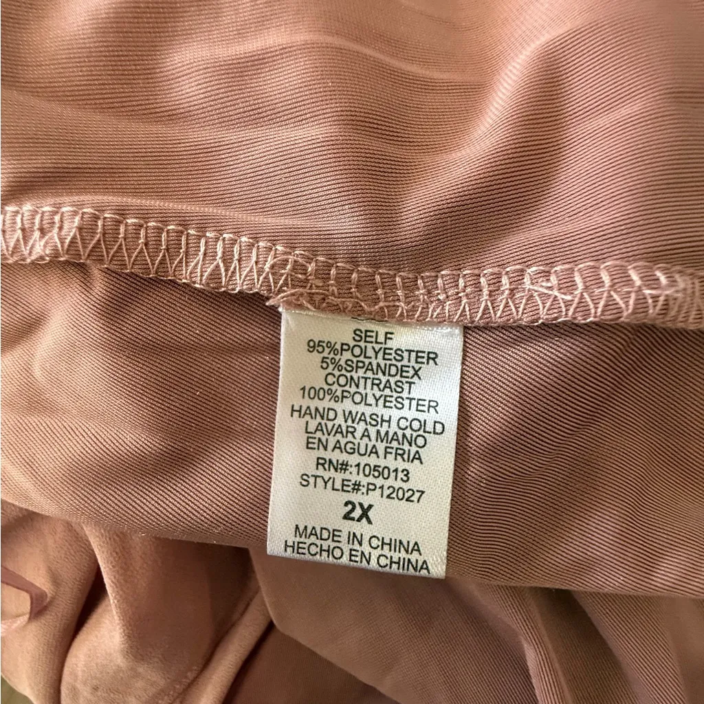 Andree by Unit Crushed Velvet Embroidered Kimono/Open Cardigan Size‎ 2X NWT - Image 5