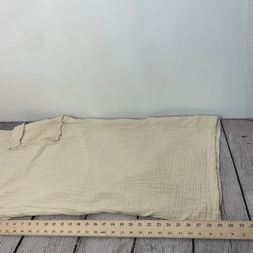 Aerie Women's Cream Pull on Cargo Pants wide leg  relaxed fit size XL fits 1X - Image 14