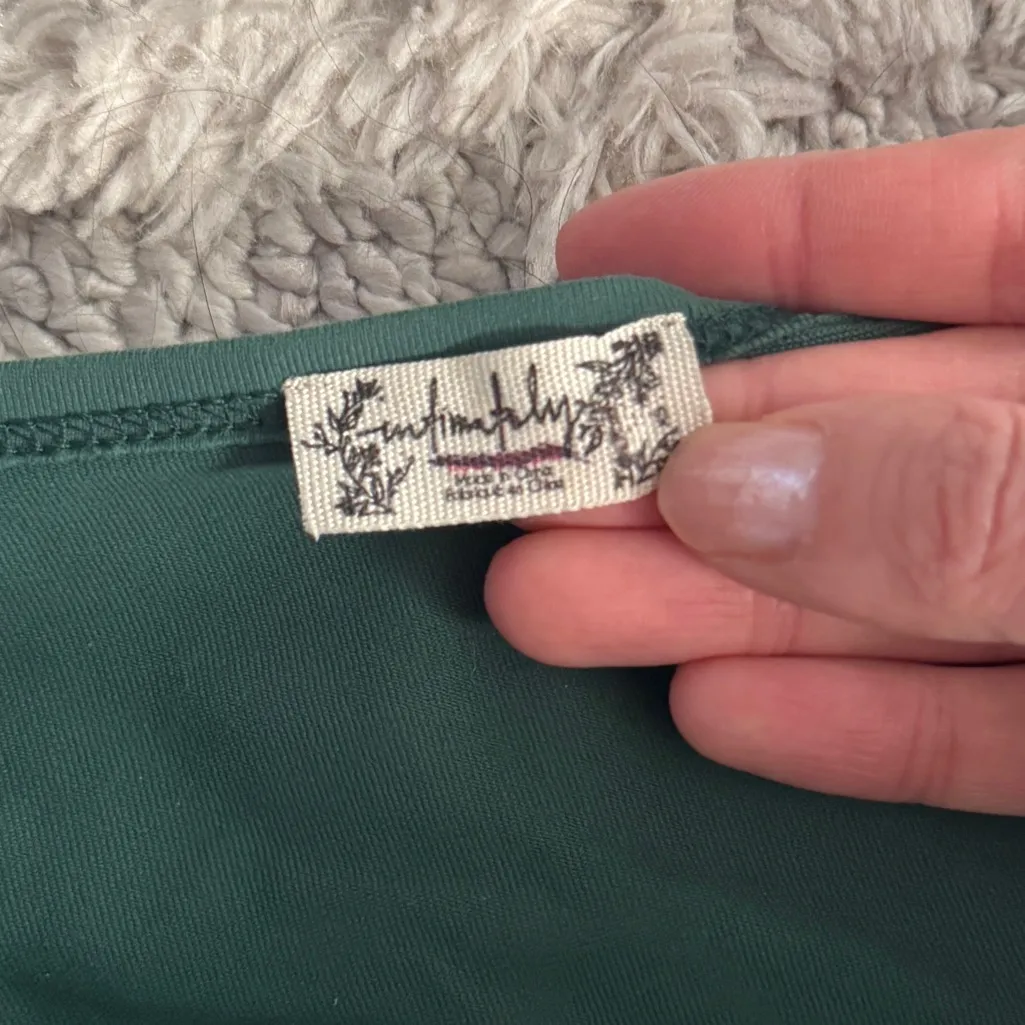 Free people intimately quarter sleeve plunge double lined smooth bodysuit XS - Image 6