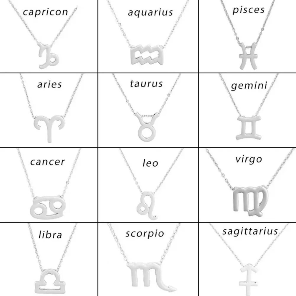 🆕Leo Zodiac Astrology Pendant Necklace Silver - Image 3