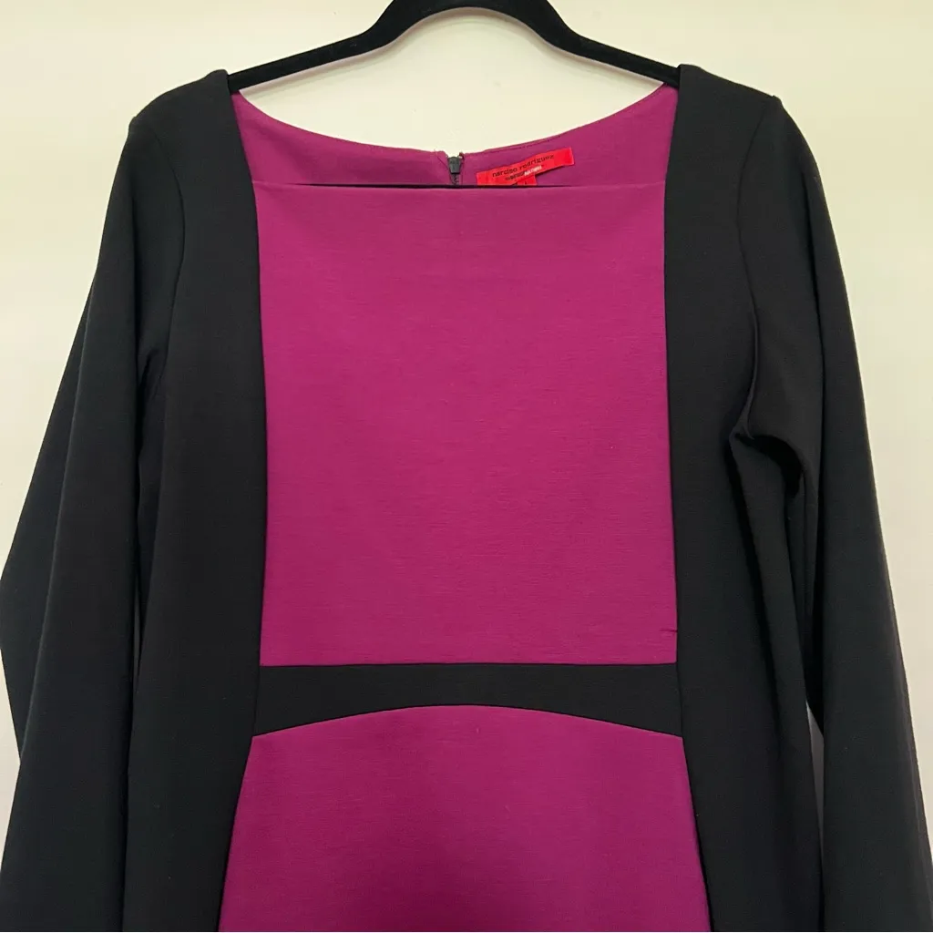 Narciso Rodriguez for Design Nation Colorblock Dress Size L career classic‎ Black Size L - Image 4