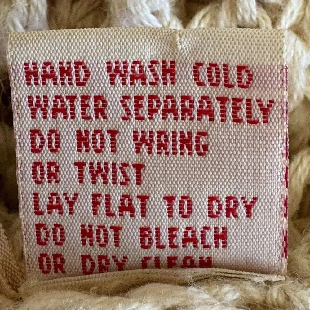 Huntington Ridge Ramie Cotton Cream Botton Boho Festival Crochet Vest M # 2244 Size M - Image 10