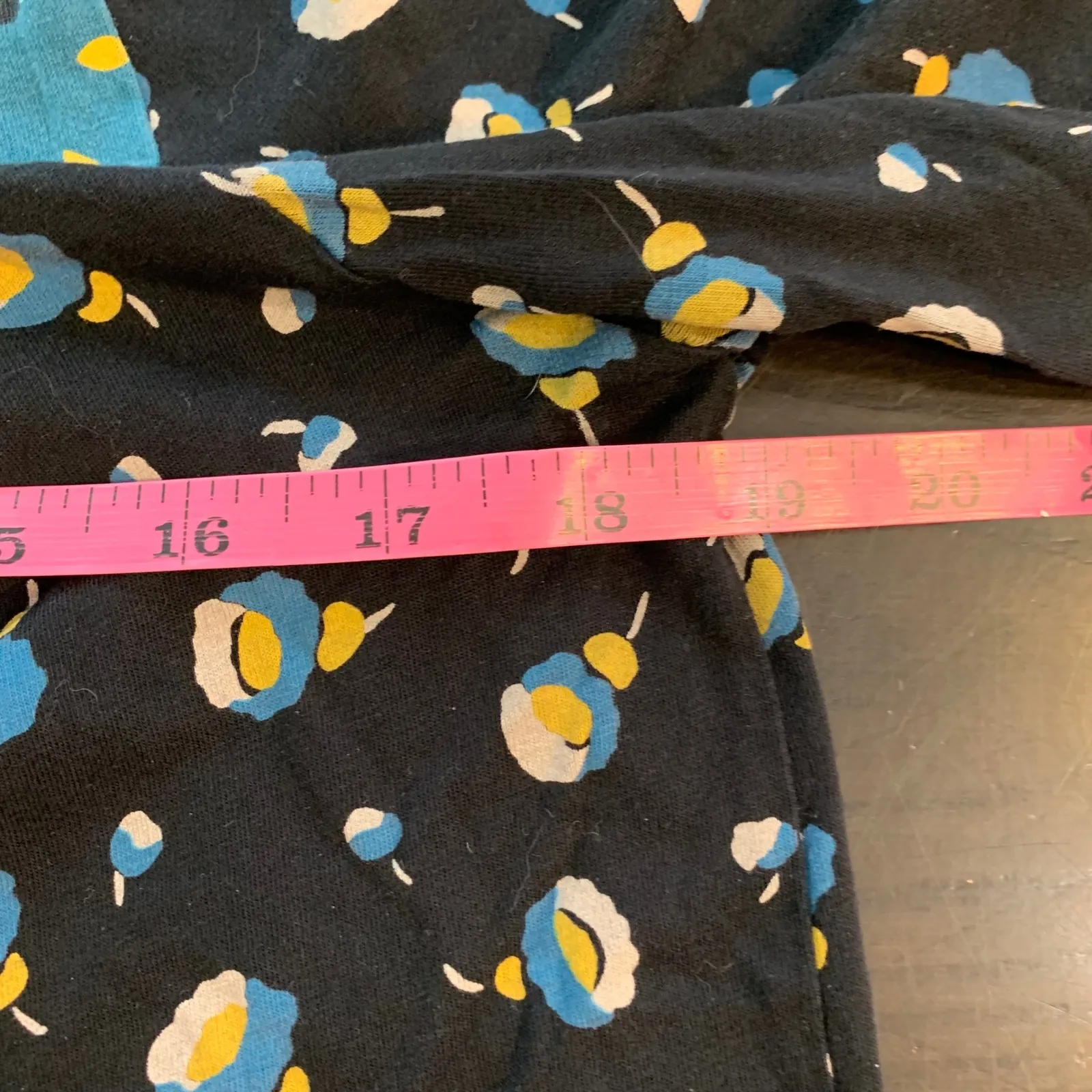 Boden Floral Tencel Lyocell Cotton Long Sleeve Blouse Top Womens US 8 Casual Black Size undefined - Image 8