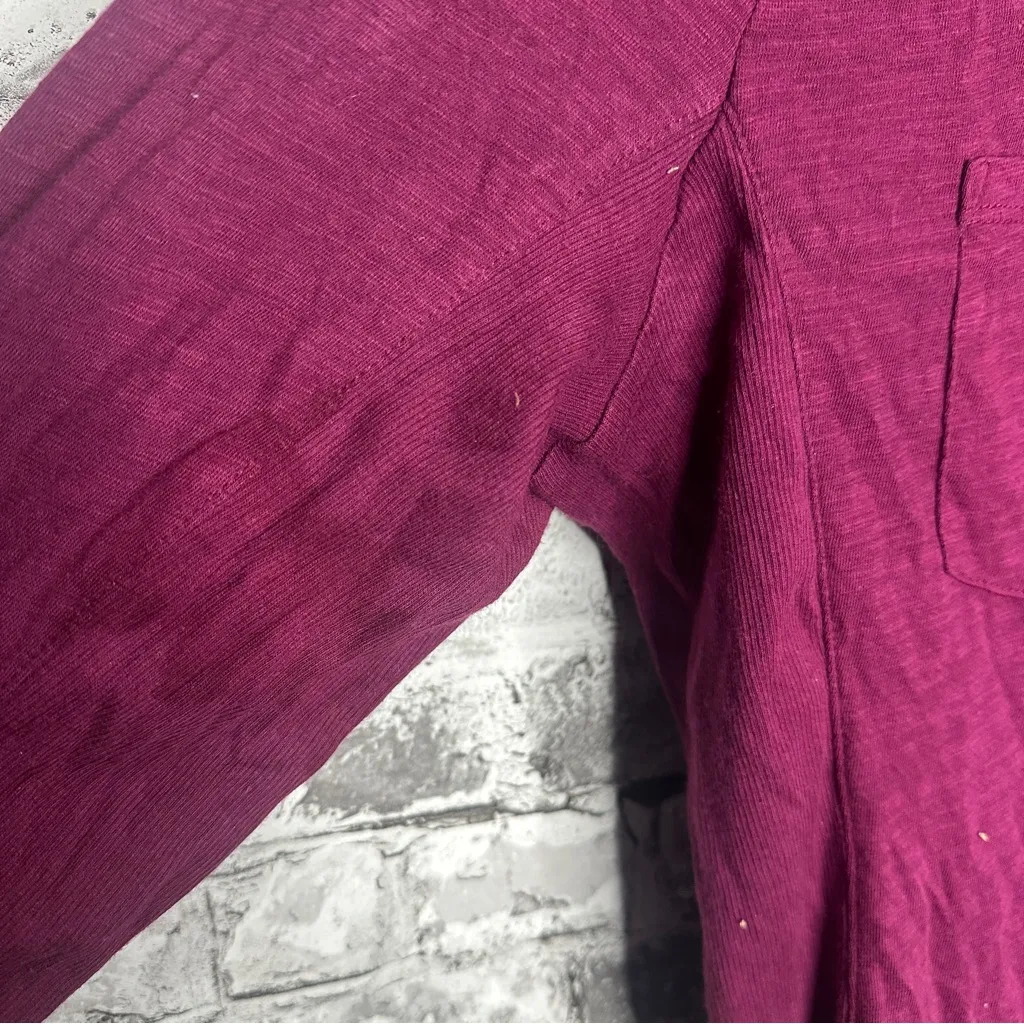 EUC Merona Women's Maroon Button-Down Shirt Size XXL - Image 7