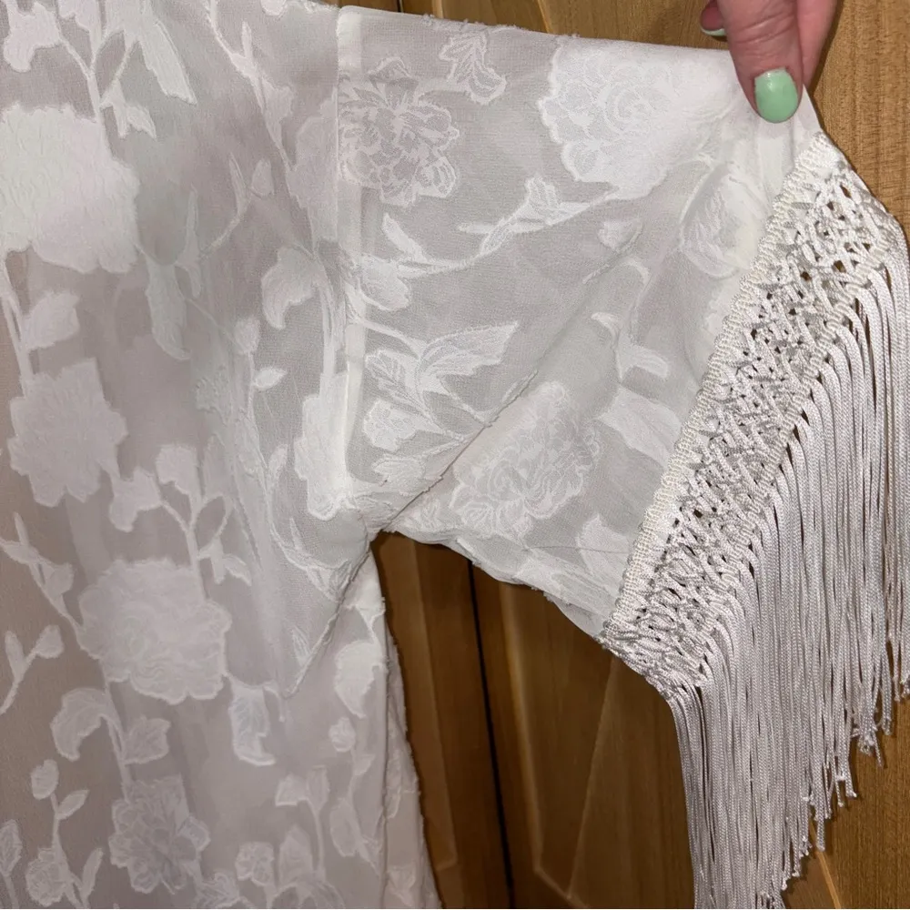 JODIFL Cream Floral Kimono Small - Image 5