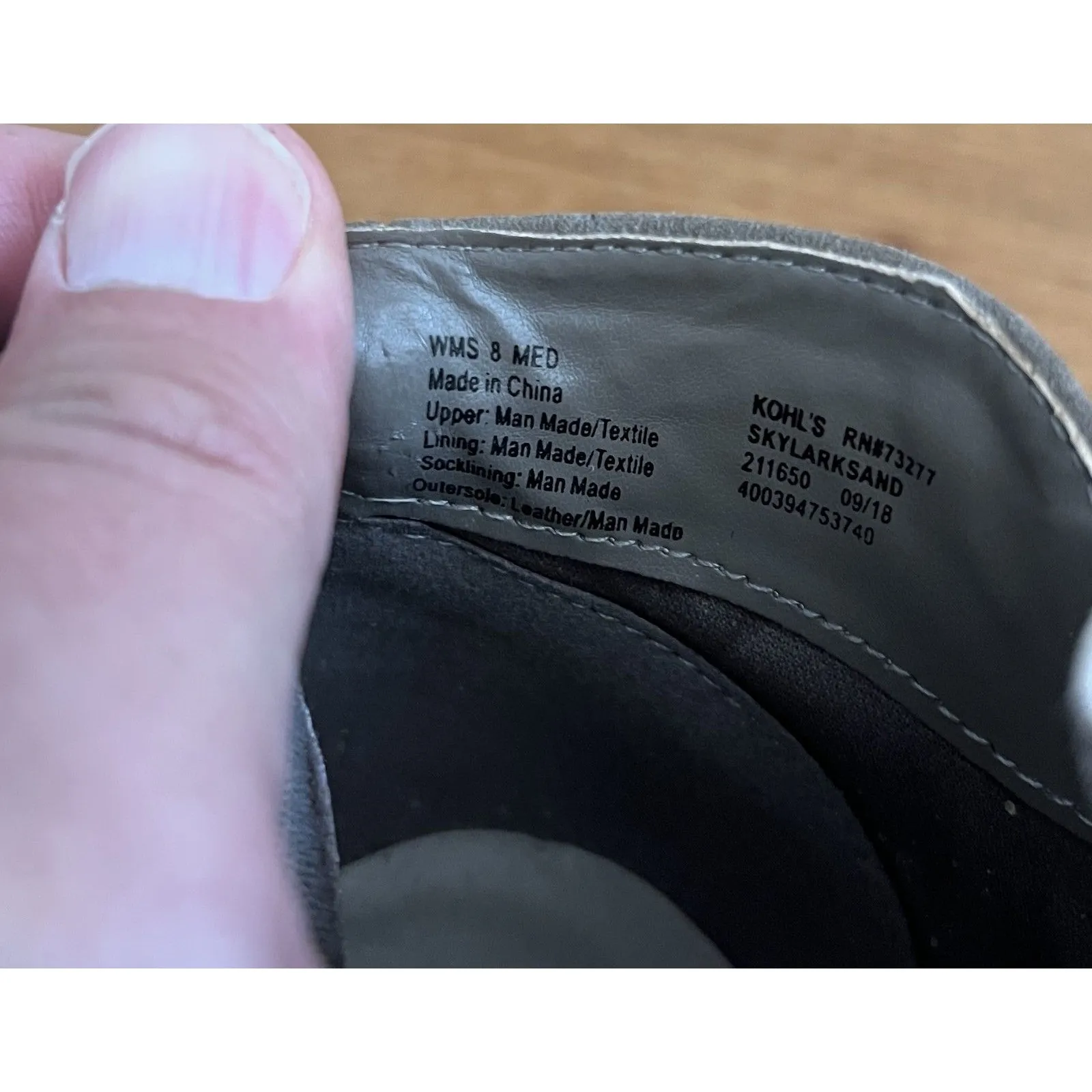 Simply Vera Vera Wang Boots Womens Size 8 Skylarksand Taupe Ankle Block Heel Zip - Image 10