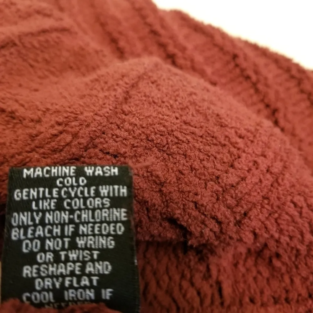 {M} Moon & Madison Maroon Chunky Knit Sweater - Image 6