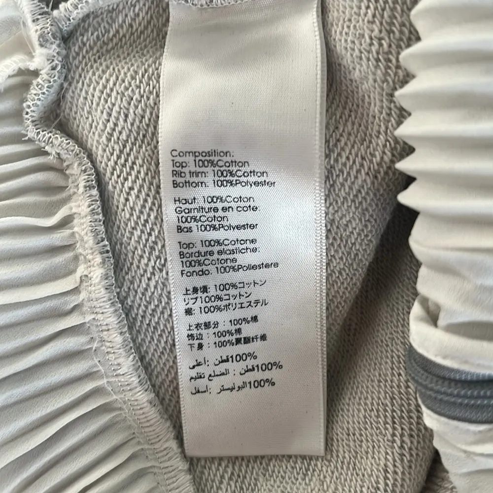 3.1 Phillip Lim Twist Detail Pleated Peplum Long-Sleeve Top, Size S Retail $375 - Image 9